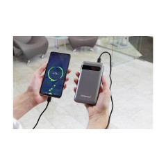 Intenso Powerbank PD10000 - 10000mAh Black Power Bank | Compact & Fast Charging Solution